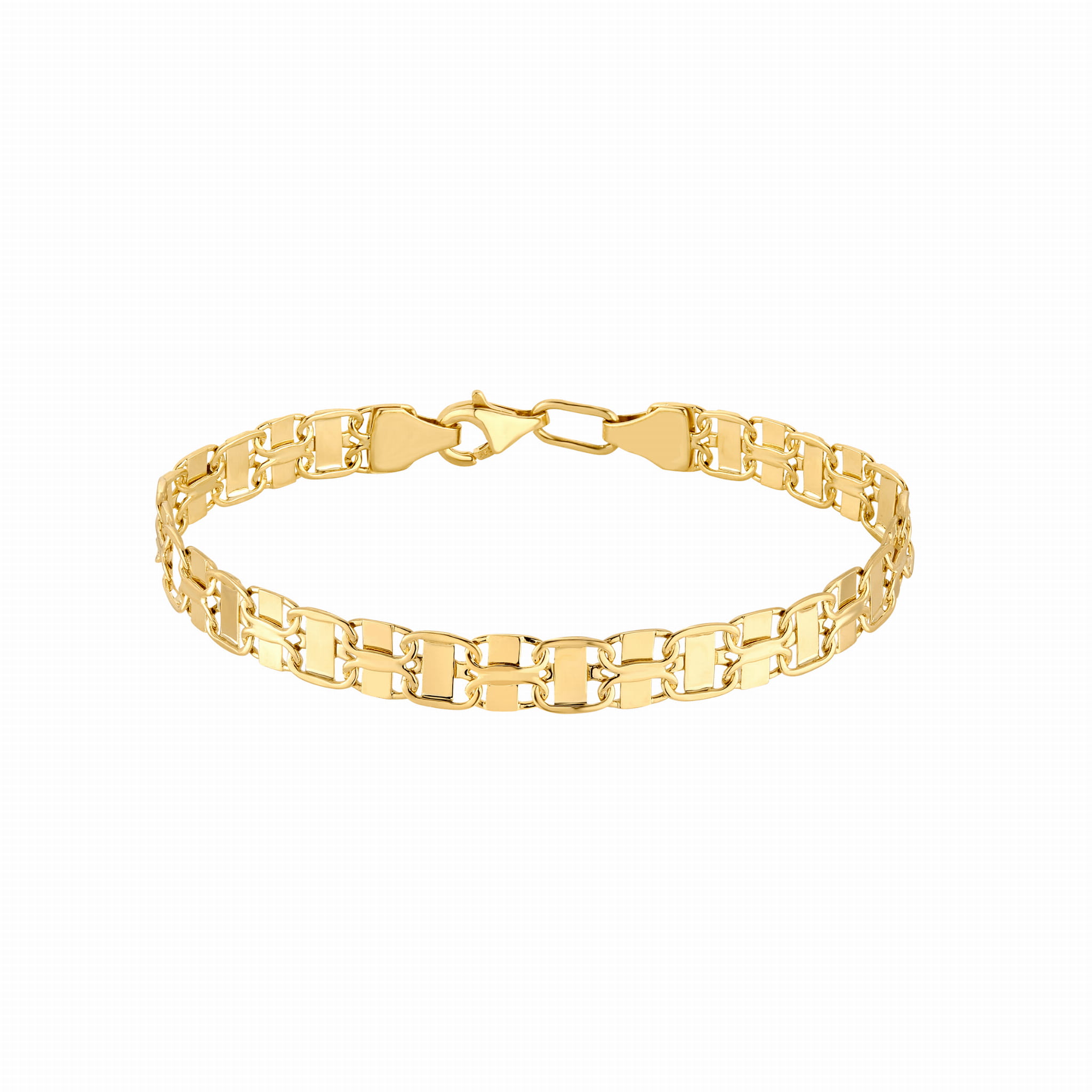 Złota bransoletka kratownica 5,7 mm – kolekcja Tessera